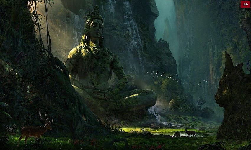 Lord Shiva Yoga HD wallpaper