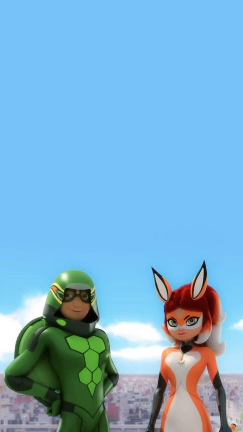 Miraculous, rena rouge and carapace HD phone wallpaper