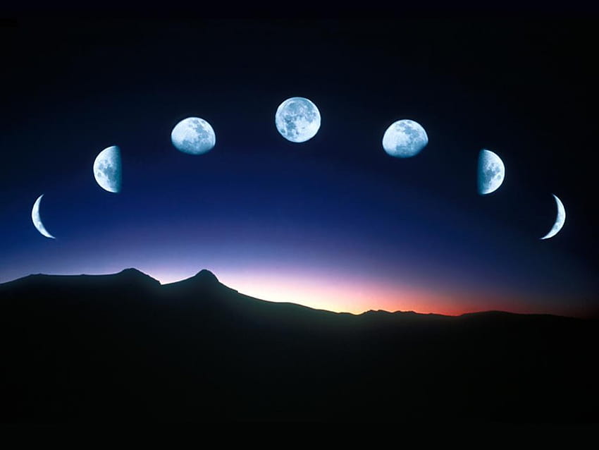 Moon Phases, lunar moon HD wallpaper