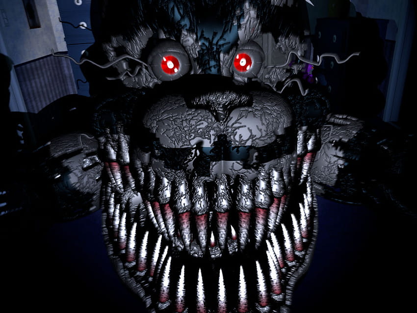 Nightmare Jumpscare autorstwa EndyArts, fnaf jumpscares Tapeta HD