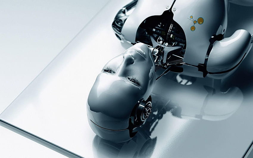 Humanoider Roboter HD-Hintergrundbild