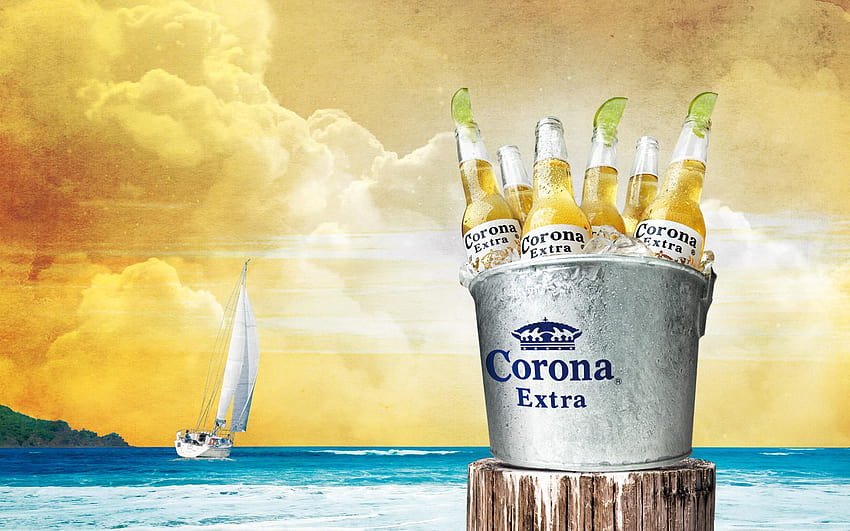 corona extra, de cerveza corona HD-Hintergrundbild