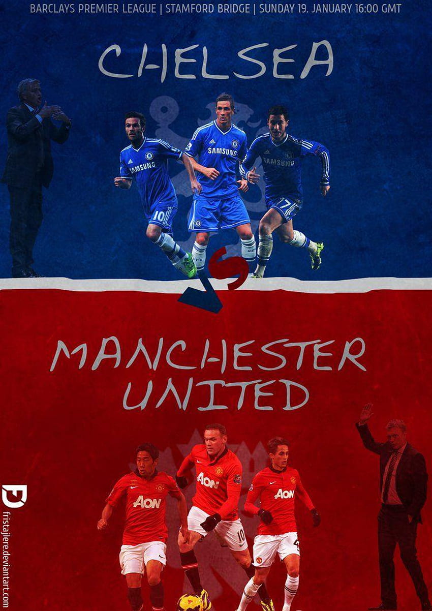 Chelsea x Manchester United, Manchester United x Chelsea Papel de parede de celular HD