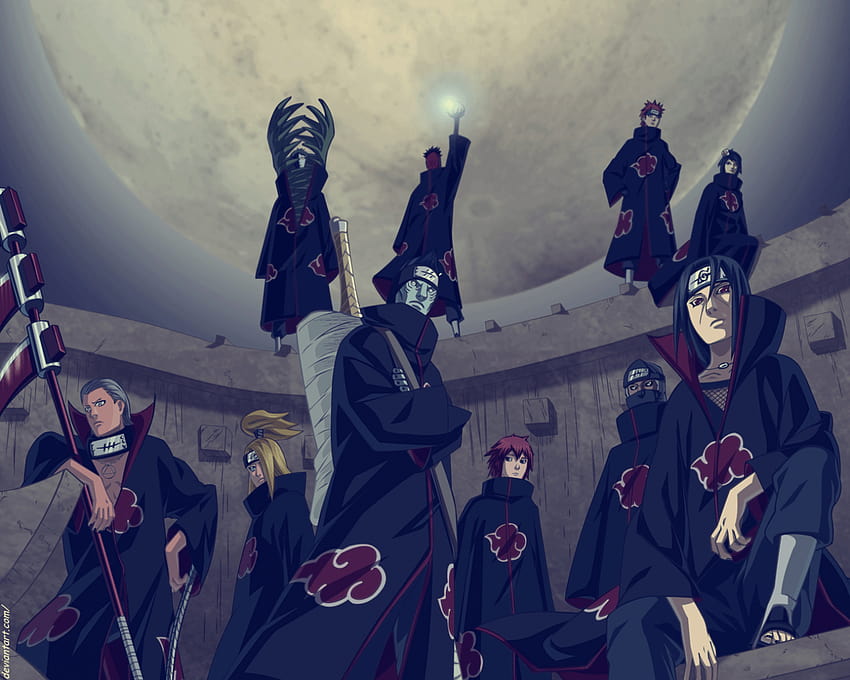 Akatsuki Naruto Road to the Ninja Movie HD wallpaper