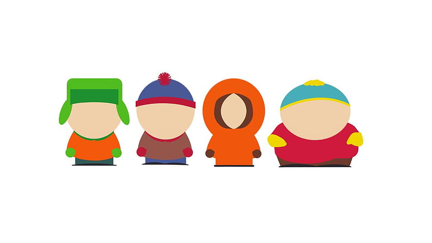 1280x720 ตัวละครหลักของ South Park Minimalism ตัวละครของ South Park วอลล์เปเปอร์ HD