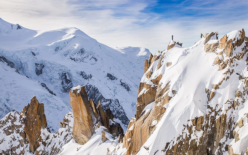 Daily : Chamonix Mountains, France HD wallpaper