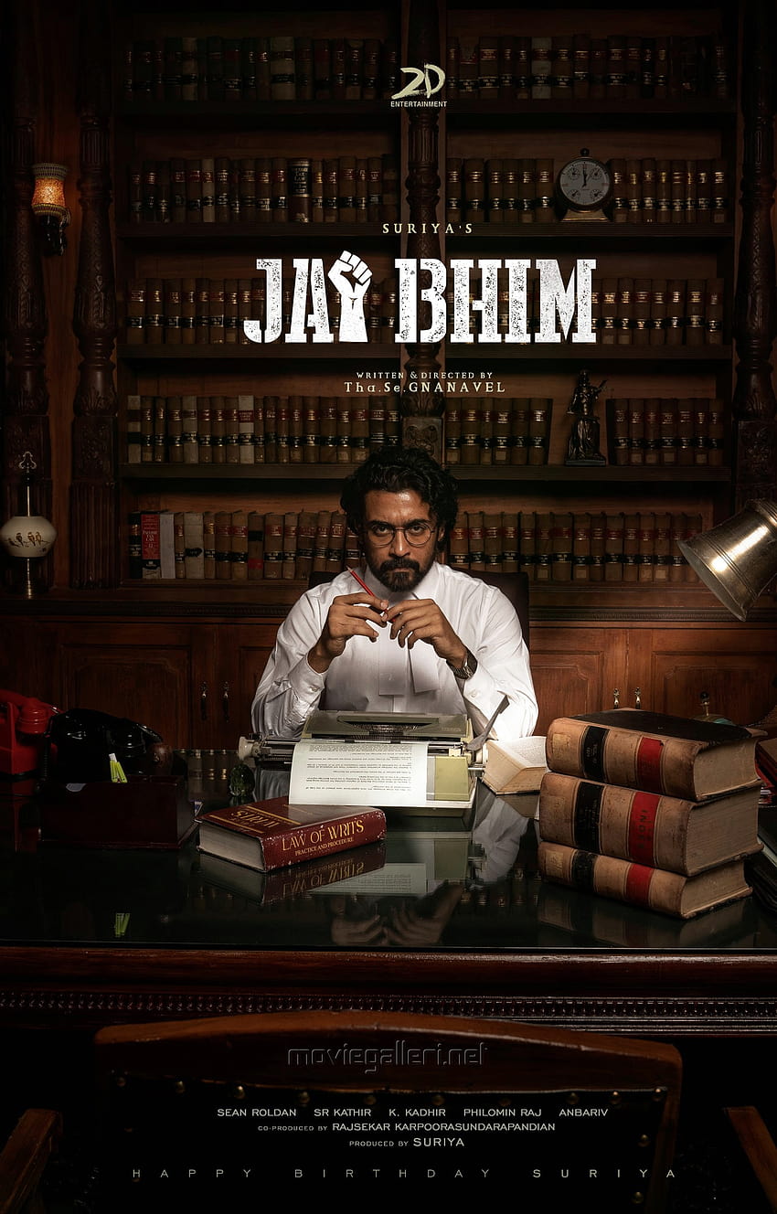 Poster Tampilan Kedua Film Suriya Jai ​​Bhim, jai bhim surya wallpaper ponsel HD