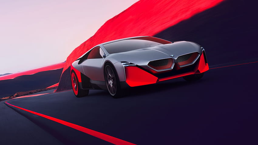 BMW Vision M Next, konsept otomobil, hibrit spor otomobil, 1366x768, Tablet, dizüstü bilgisayar, 1366x768 arabalar HD duvar kağıdı