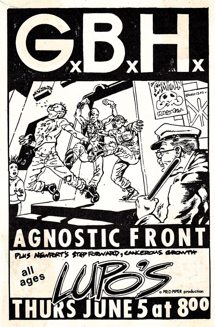 ボード「Old Punk Rock and Hardcore Flyers, agnostic front」のピン HD電話の壁紙