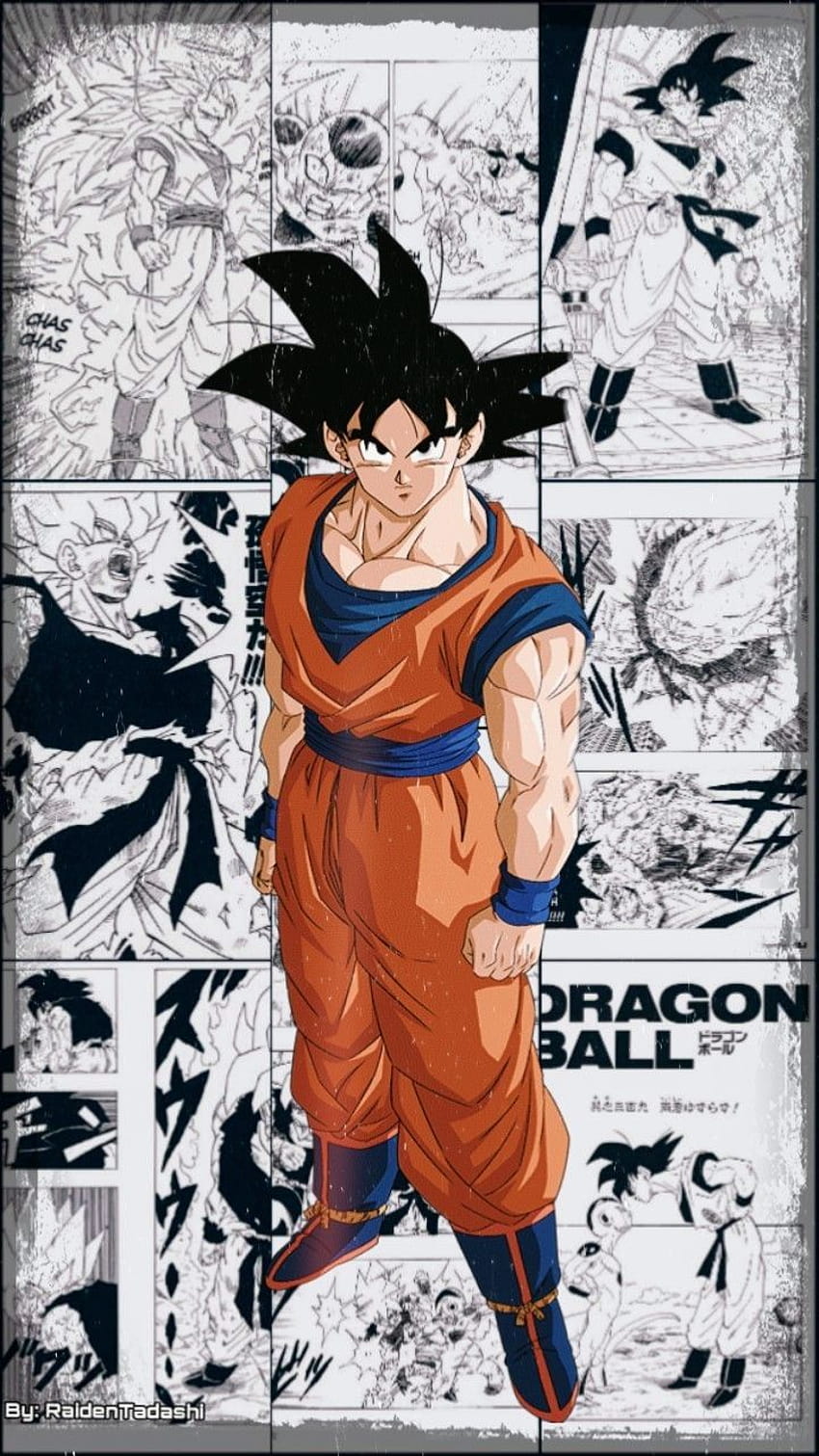 Dragon Ball Manga, драконова топка супер манга HD тапет за телефон
