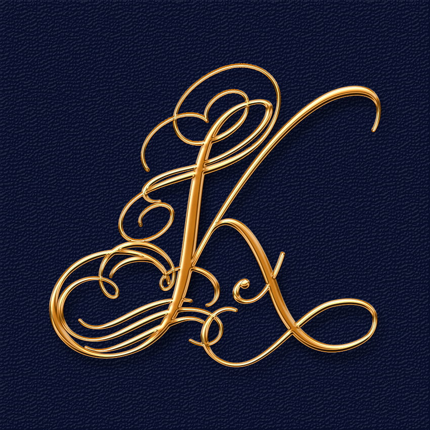 Miłość litera K, alfabet k Tapeta na telefon HD