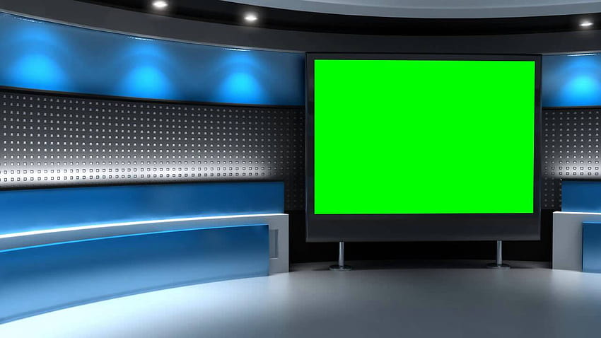 студийни фонове в кадри на зелен екран, фонове на зелен екран HD тапет