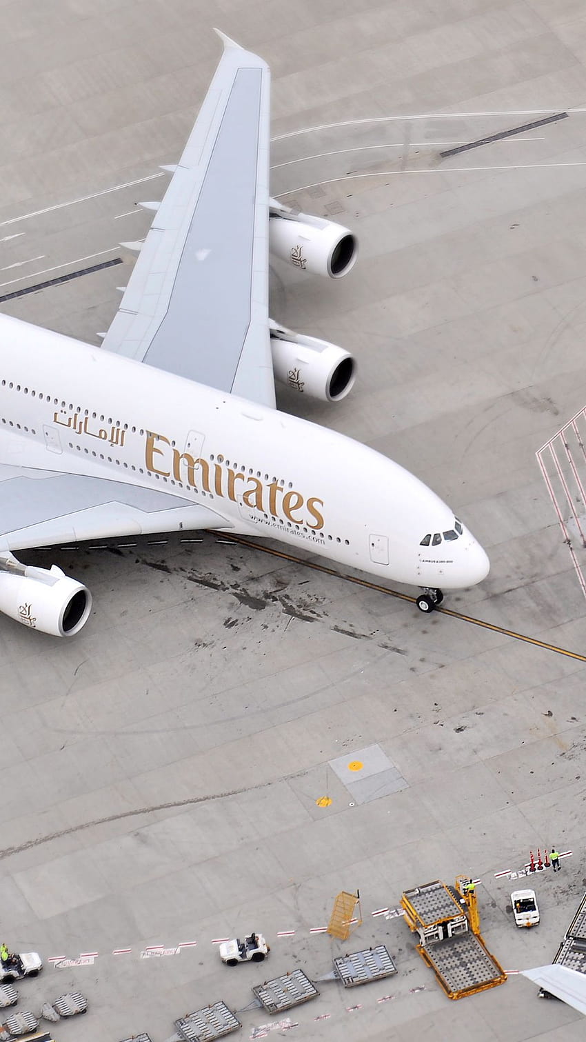 エアバス A380、エミレーツ航空の iphone HD電話の壁紙