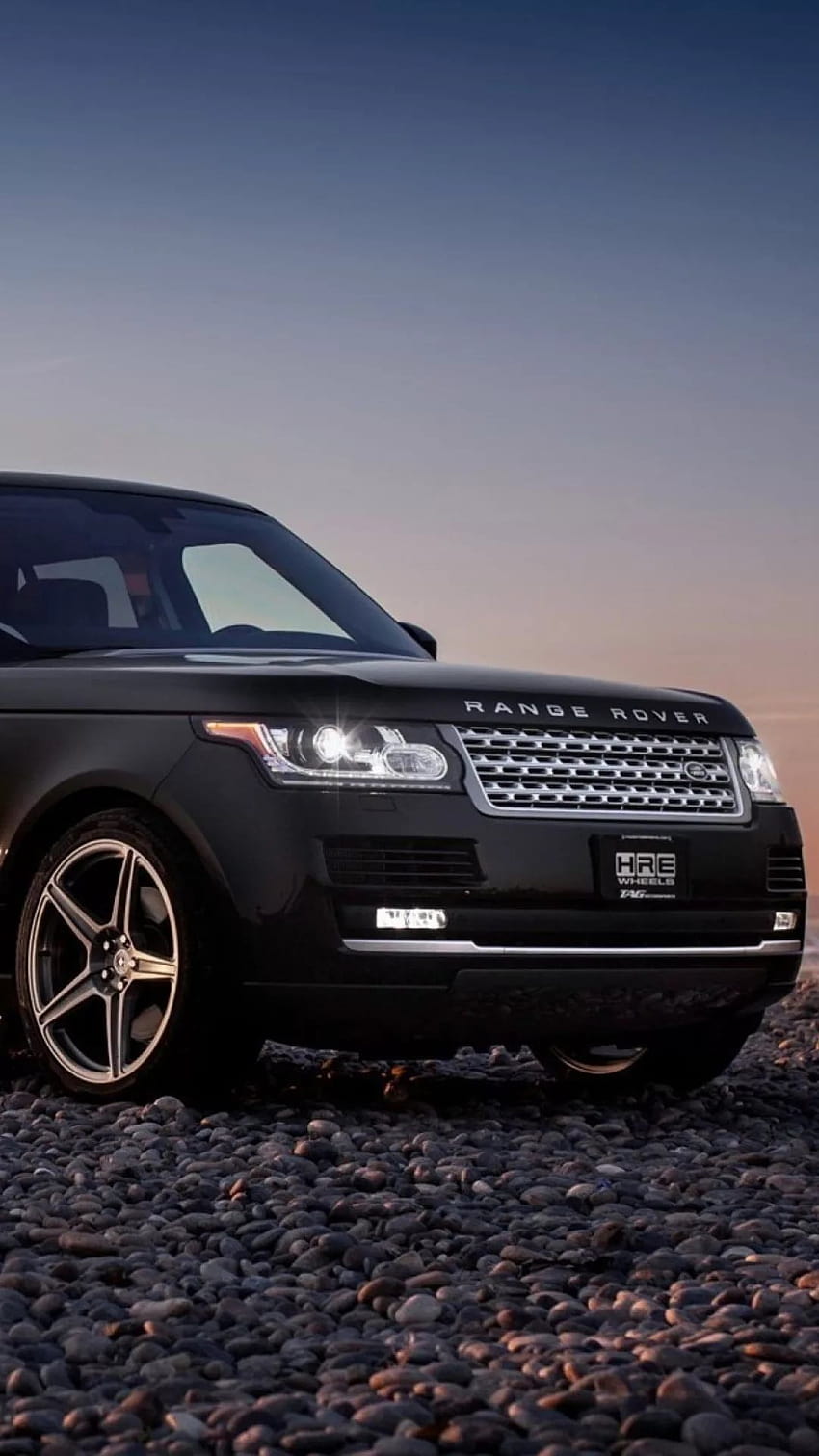 schwarzes Range Rover iPhone HD-Handy-Hintergrundbild