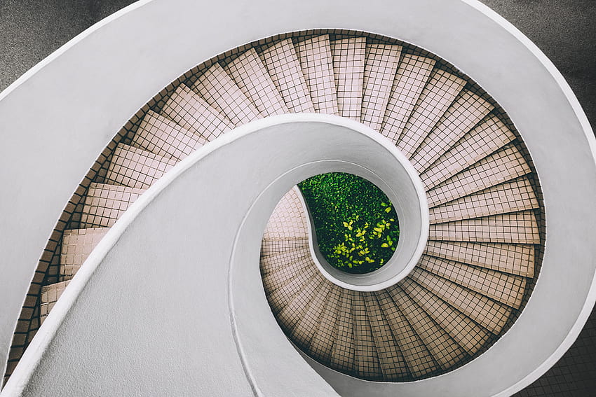 Staircase, Spiral, Stairway, , graphy HD wallpaper