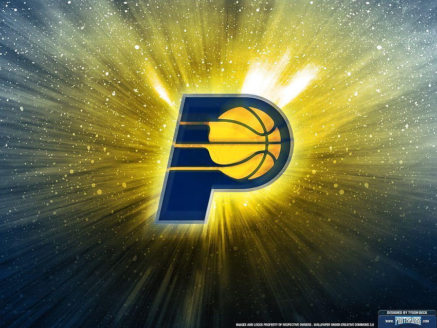 Logo Indiana Pacers papel de parede HD