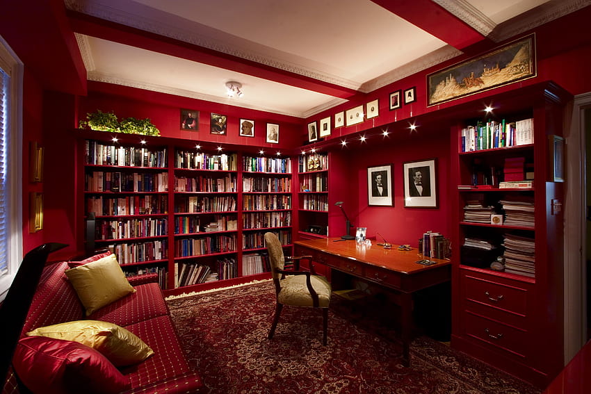 Home library study room backgrounds HD wallpapers | Pxfuel