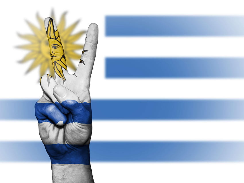 contexte, bannière, couleurs, pays, insigne, drapeau, drapeau uruguay Fond d'écran HD