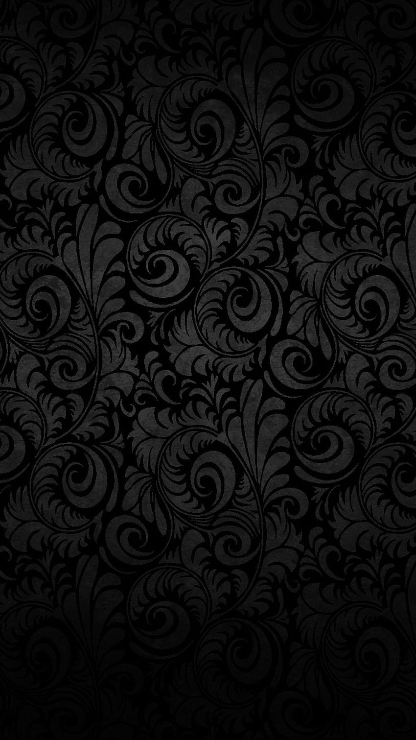 Plain Black HD phone wallpaper