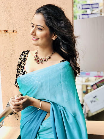 Blue saree HD wallpapers