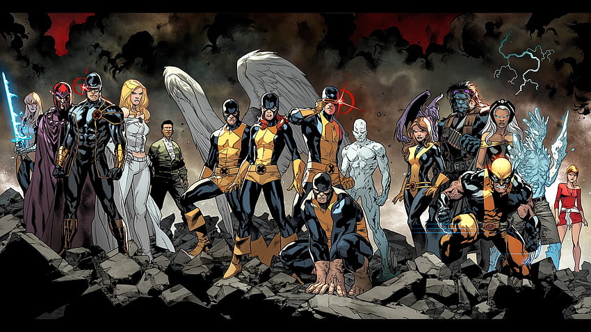960428 Magneto, Magik, Marvel Girl, Iceman, Jean Grey, Storm, bobby drake and kitty pryde HD wallpaper