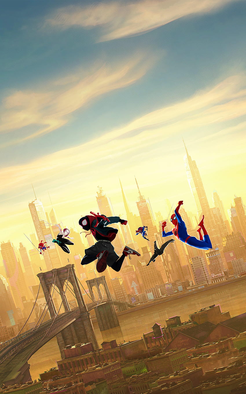 Into The Spider Verse , Backgrounds, spider man into the spider verse android HD phone wallpaper