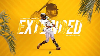 Fernando Tatis Jr by Bobby Alcid Rubio  Baseball wallpaper, Mlb wallpaper,  Baseball art