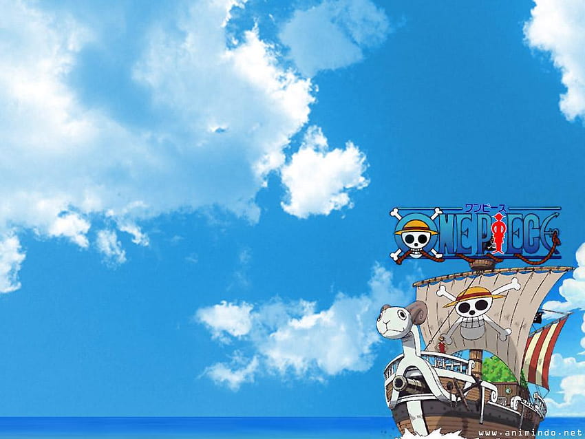 One Piece Going Merry, barco de una pieza fondo de pantalla
