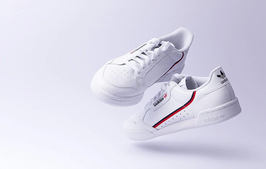 สีขาว, พื้นหลัง, Adidas, รองเท้าผ้าใบ , ส่วน разное, รองเท้าผ้าใบ adidas วอลล์เปเปอร์ HD