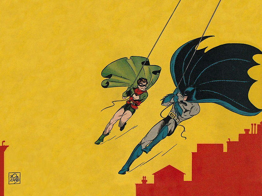 batman and robin swinging HD wallpaper