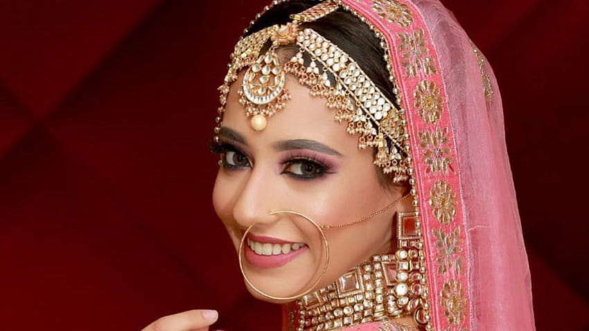 Punjabi Wedding Bride Girl Nikeet Dhillon 43360, wedding girl indian HD wallpaper