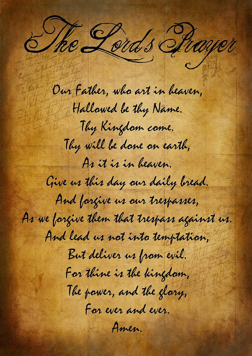 The Lords Prayer by KleinM [900x1273] for your , Mobile & Tablet HD phone wallpaper