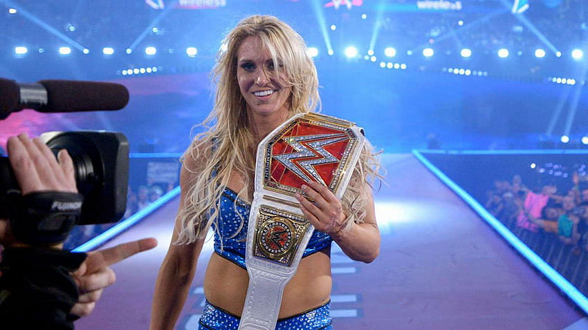 WWE Women's Champion Charlotte at WrestleMania 32 HD wallpaper
