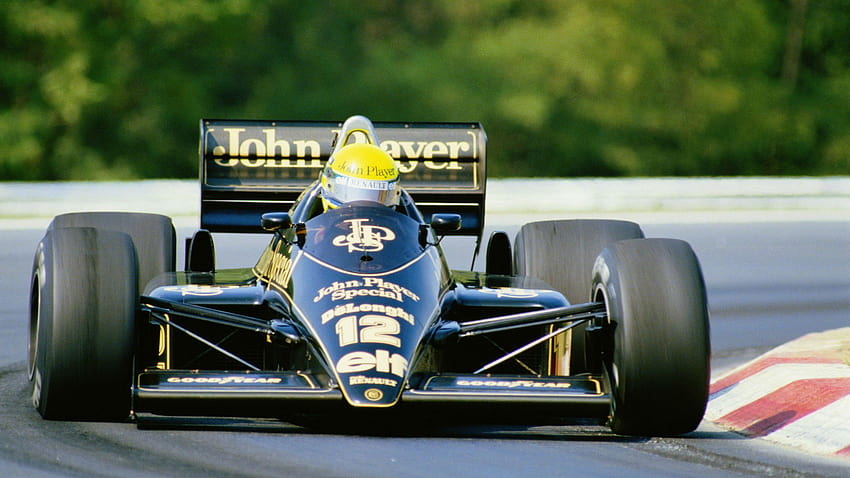 Ayrton Senna, Lotus, Macaristan Grand Prix'si HD duvar kağıdı
