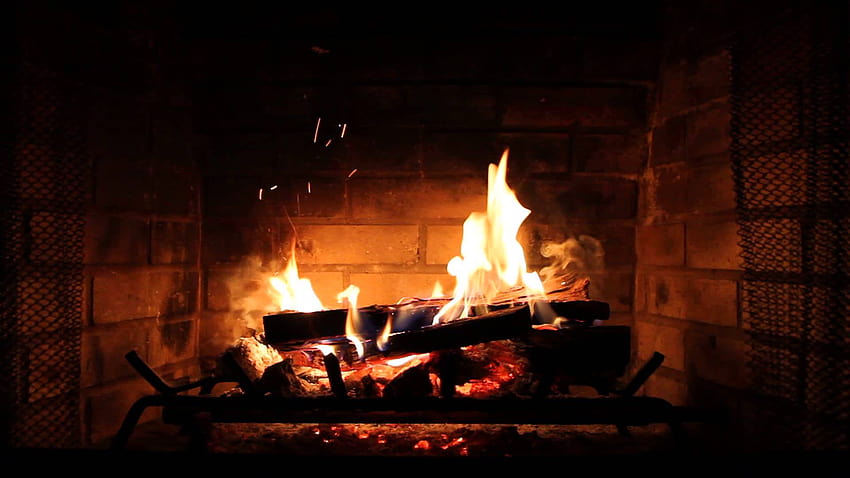 4 居心地の良い暖炉、煙突 高画質の壁紙