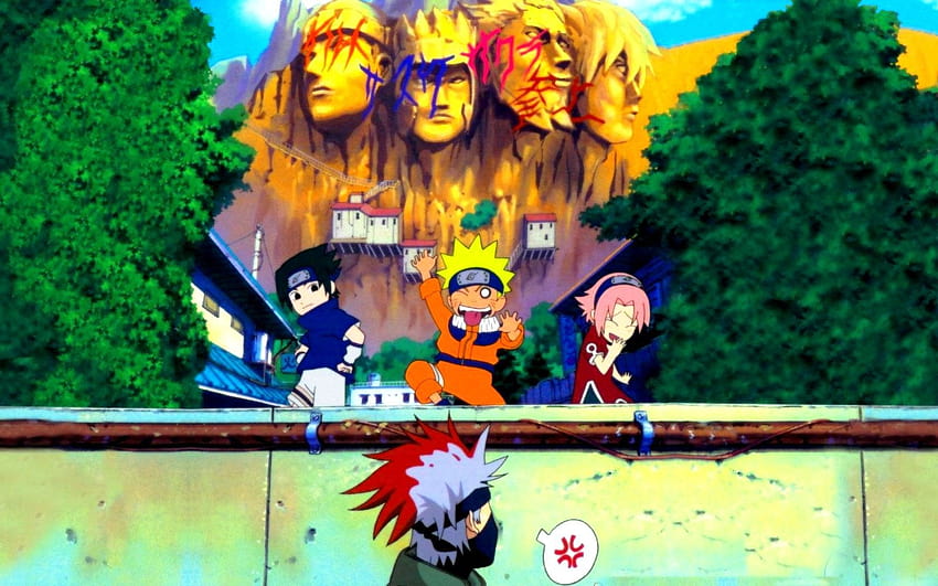 Sasuke, Naruto, Sakura, Kakashi. Always causing trouble...xD, naruto funny  HD wallpaper | Pxfuel