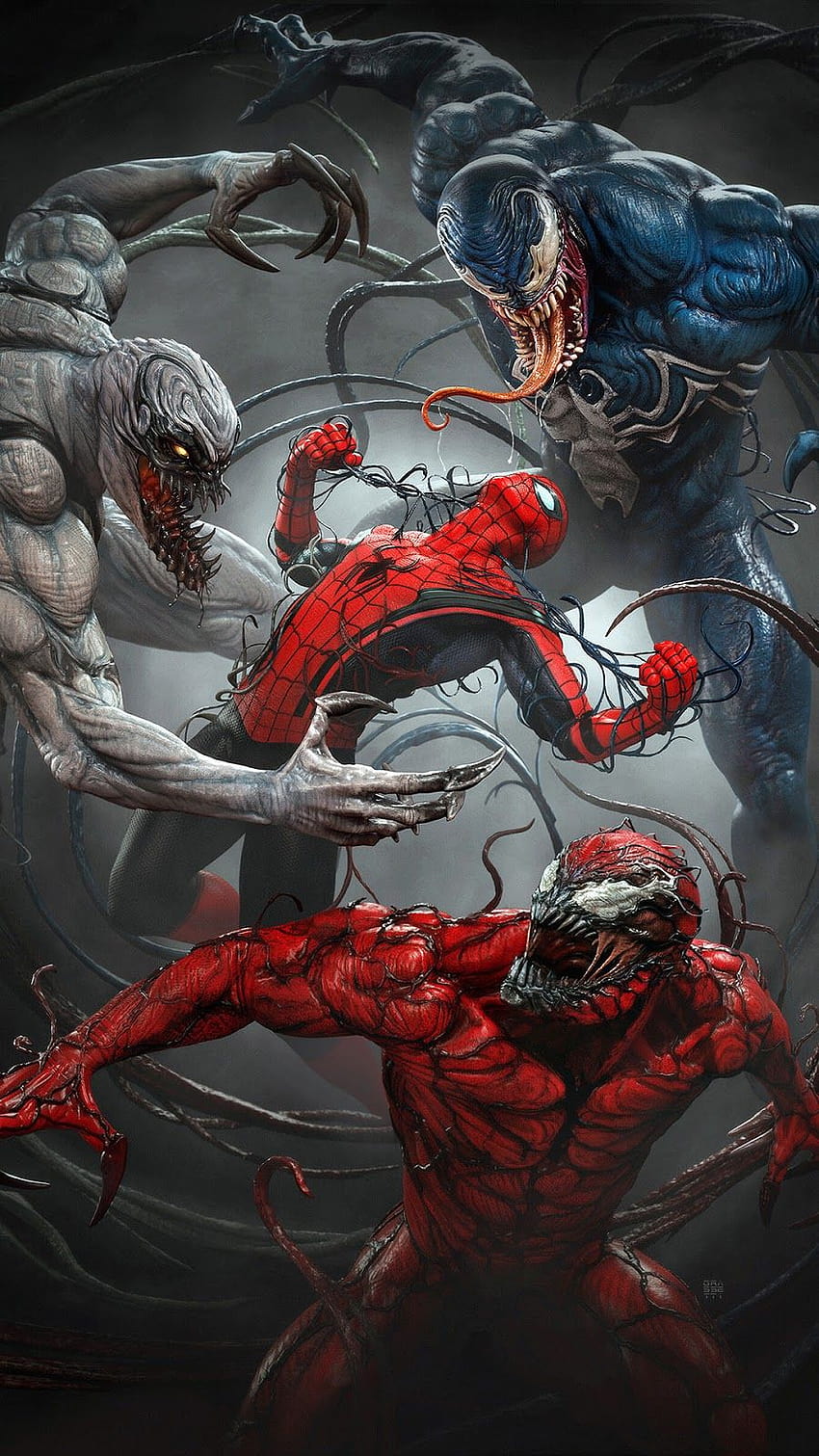 Spider man phone, super villain amoled HD phone wallpaper