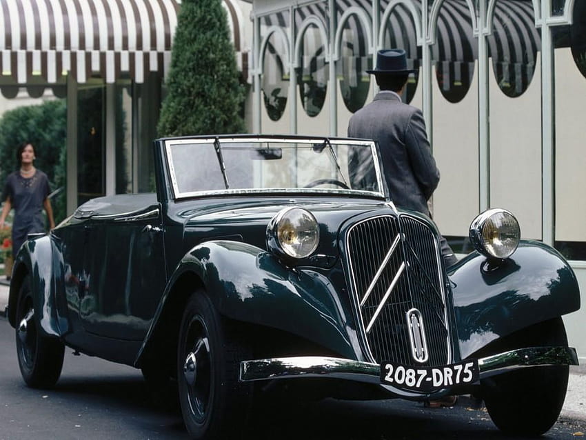 1934 Citroen Traction Avant 11 Cabriolet HD-Hintergrundbild