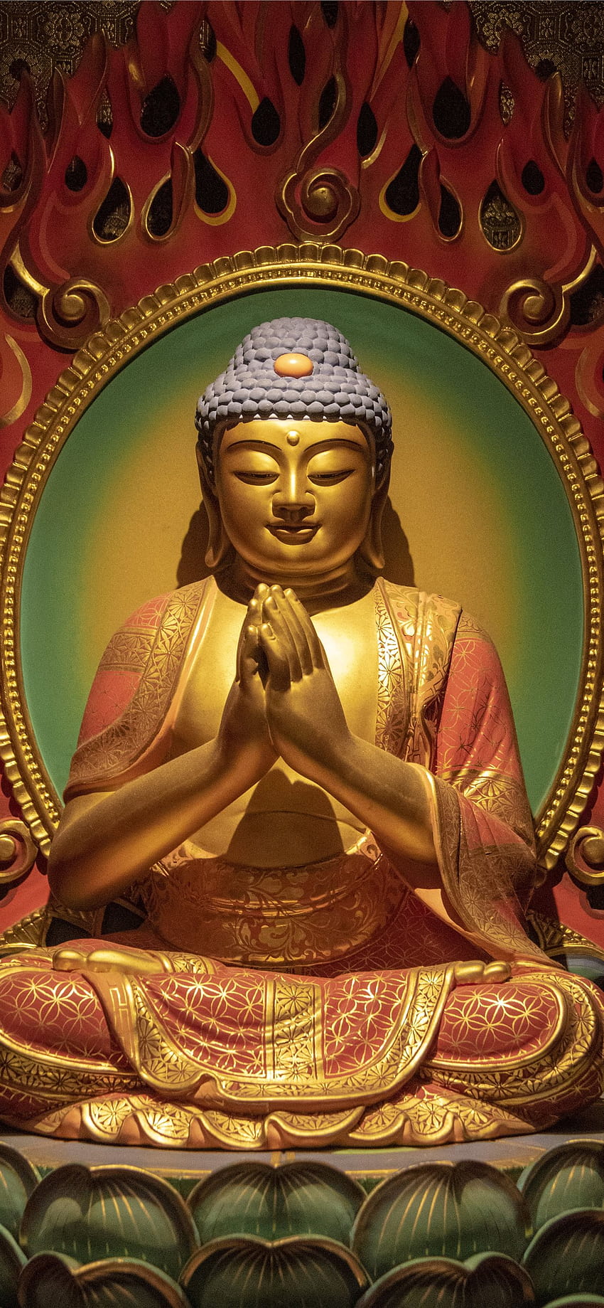 Budismo Religioso Cueva iPhone, iphone 11 buda fondo de pantalla del teléfono