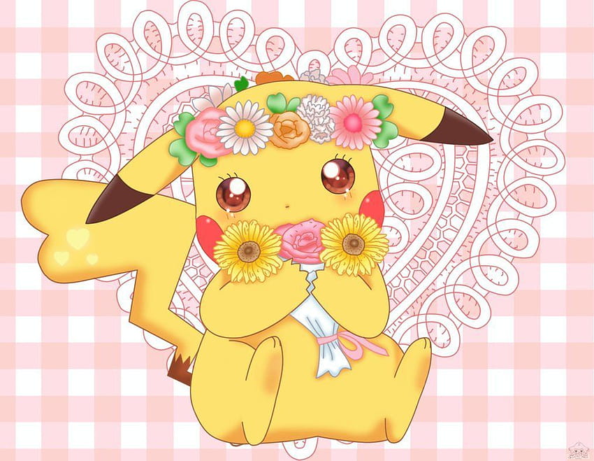 Pin on Cute Pokémon, kawaii pikachu girl HD wallpaper