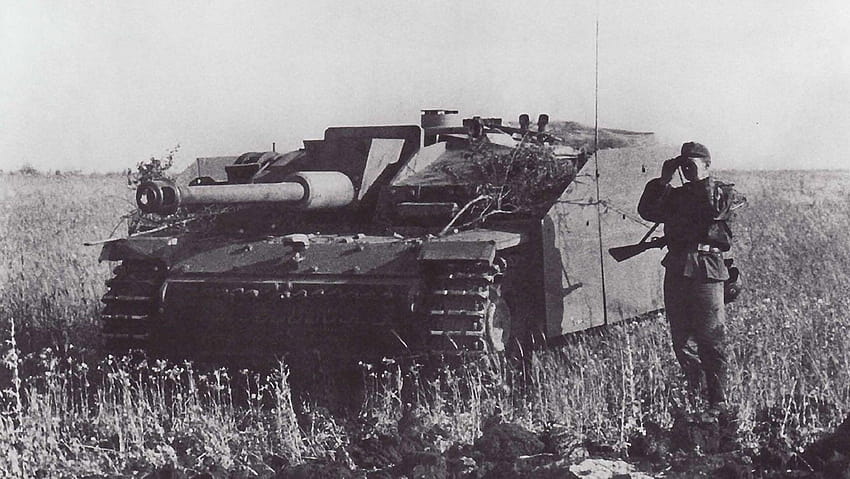 guerra en escala de grises destructores de tanques de artillería wehrmacht de la segunda guerra mundial fondo de pantalla