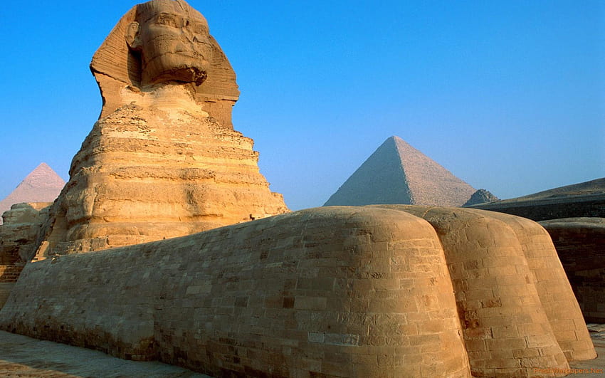 Gran Esfinge, Giza, Egipto fondo de pantalla