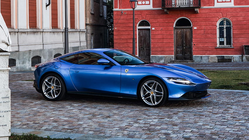 Blue Ferrari Roma 2021 12 Cars HD wallpaper | Pxfuel