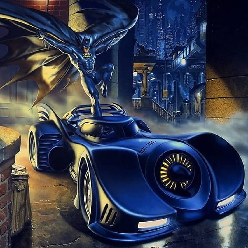 Robin Cross na Instagramie: „Tak jak ostatnio zrobiłem z Batman The, batmobilem z komiksów Batmana Tapeta na telefon HD