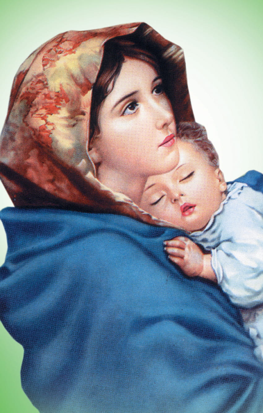 Hati Maria yang Tak Bernoda doakanlah kami Hati Kudus Yesus mendengarkan kami, st mary wallpaper ponsel HD