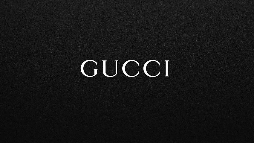 siyah arka plan üzerine beyaz gucci logosu, google logosu siyah arka plan HD duvar kağıdı