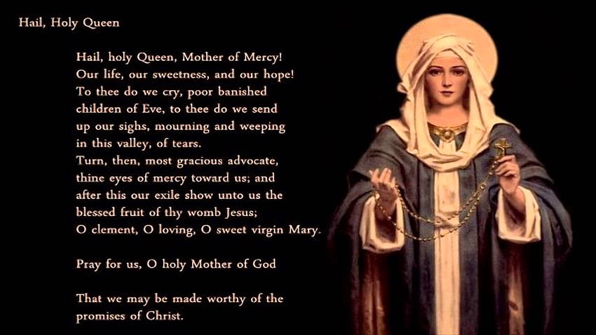 Mother Mary, hail mary HD wallpaper