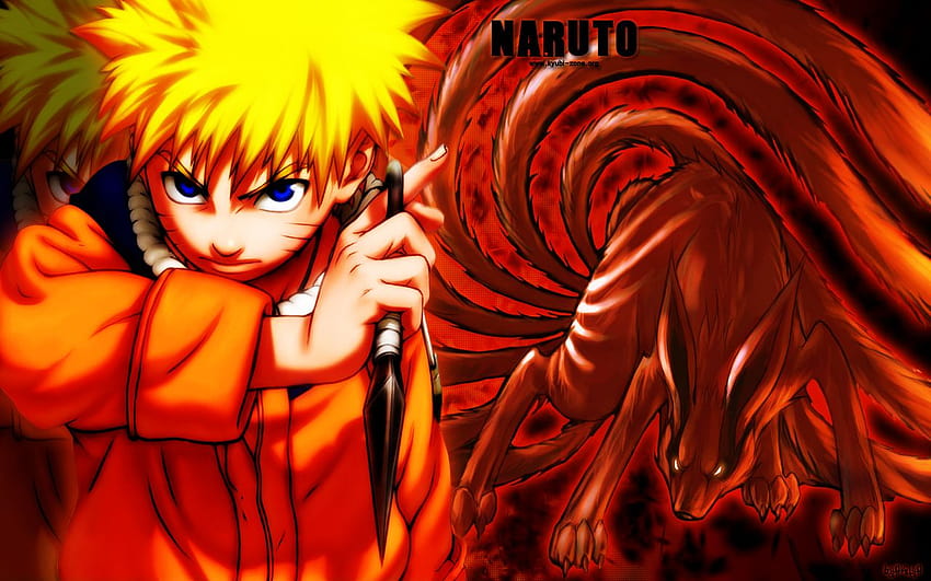 Naruto nove caudas raposa gif, nove caudas naruto papel de parede HD