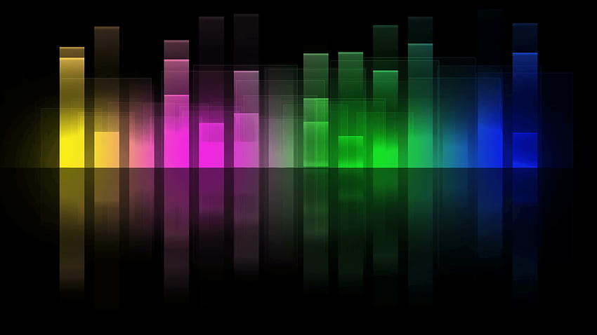 Musik-Equalizer-Grafiken, bewegte Balken, Bewegungshintergründe, Grafik-Equalizer-GIF HD-Hintergrundbild