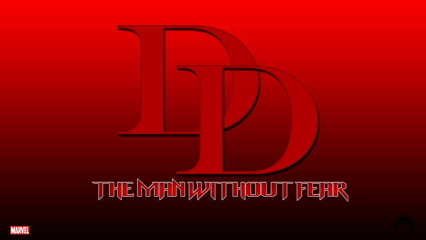 Daredevil: The Man Without Fear poster fanmade di chronoxiong su, logo temerario Sfondo HD
